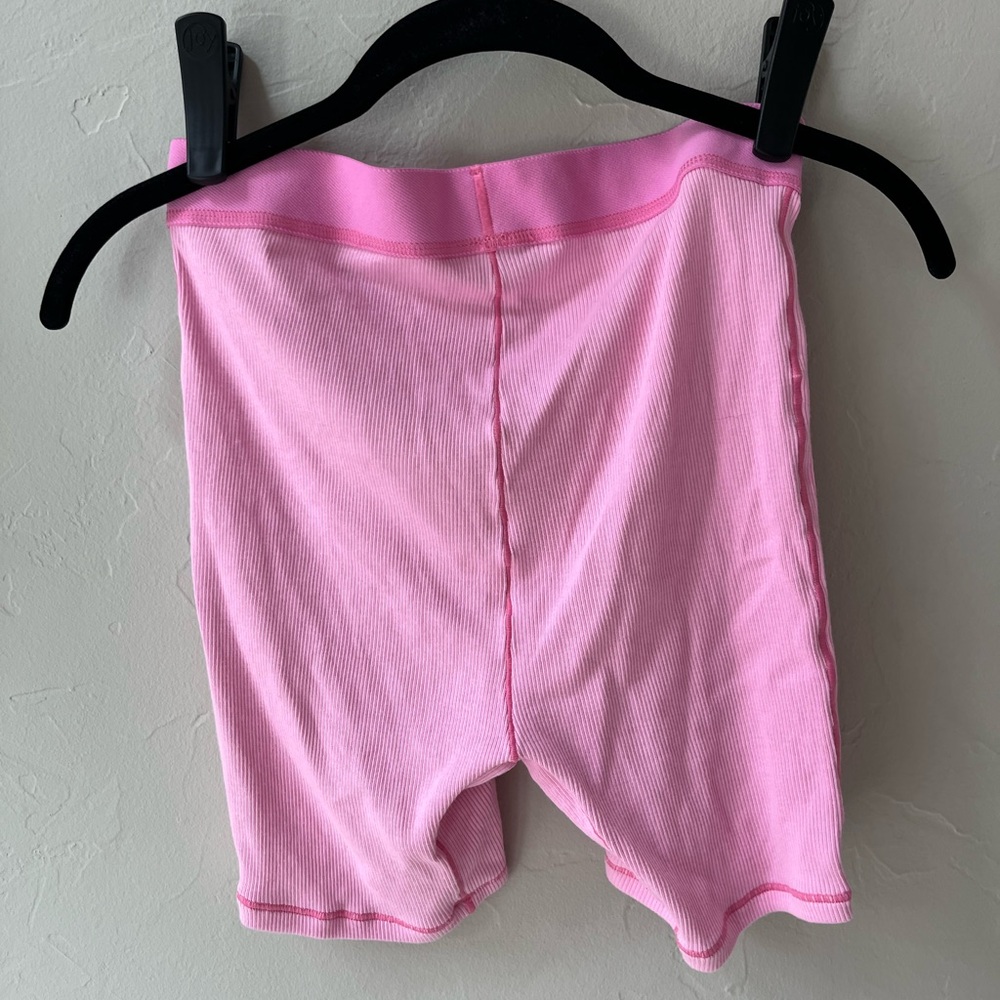 💖SKIMS COTTON RIB BOXERS IN BUBBLEGUM S - Picture 2 of 6